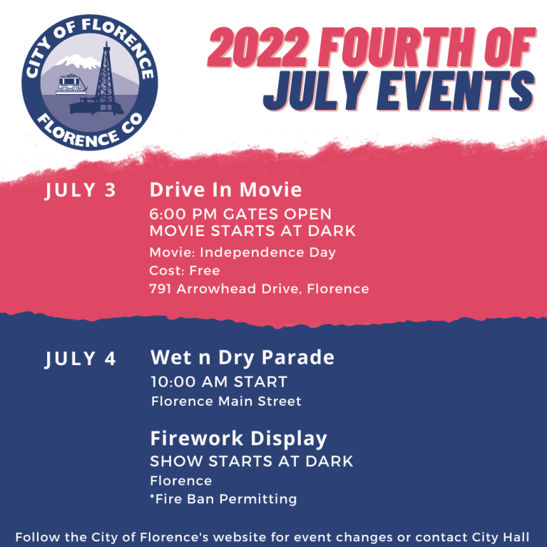 July 4 Event Schedule